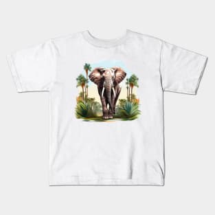 I Love Elephants Kids T-Shirt